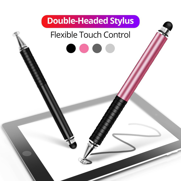 2 In 1 Stylus Pen For Mobile Phone Tablet Drawing Capacitive Pencil  Universal Touch Screen Pen for iPad Iphone Android Tablet