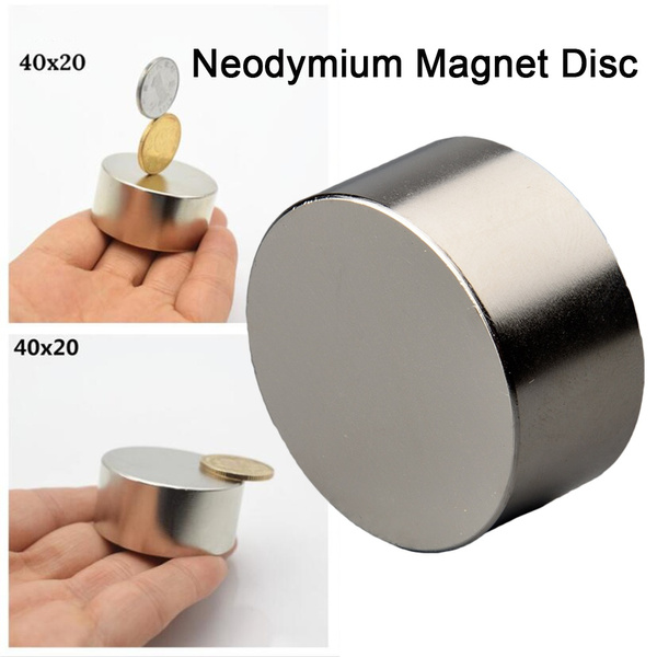 Super Strong Neodymium Magnet Huge Disc D40*20mm Rare Earth Magnet Disc  Round Strong Magnets