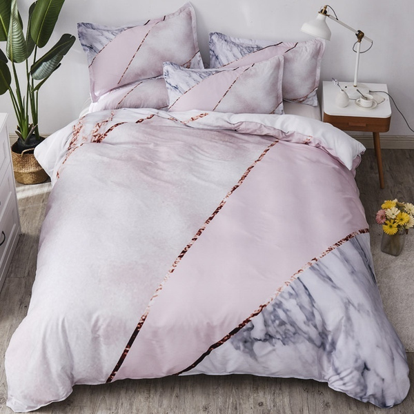 marble duvet cover single