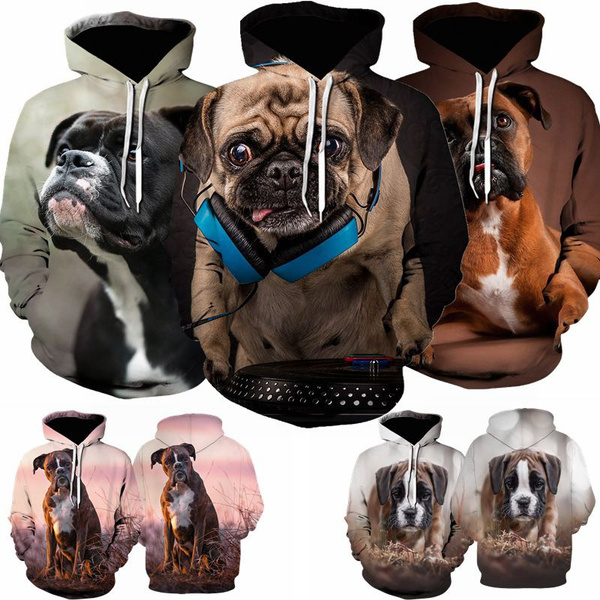 boxer dog hoodies for humans