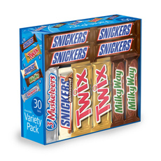 twix, marschocolatefavoritesfullsizebarsvarietymix, snicker, bulkfundraiser30ct