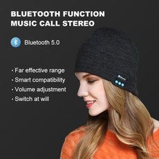 Fashion, warmmusicearphonecap, hatwithbluetoothfunction, knitted hat