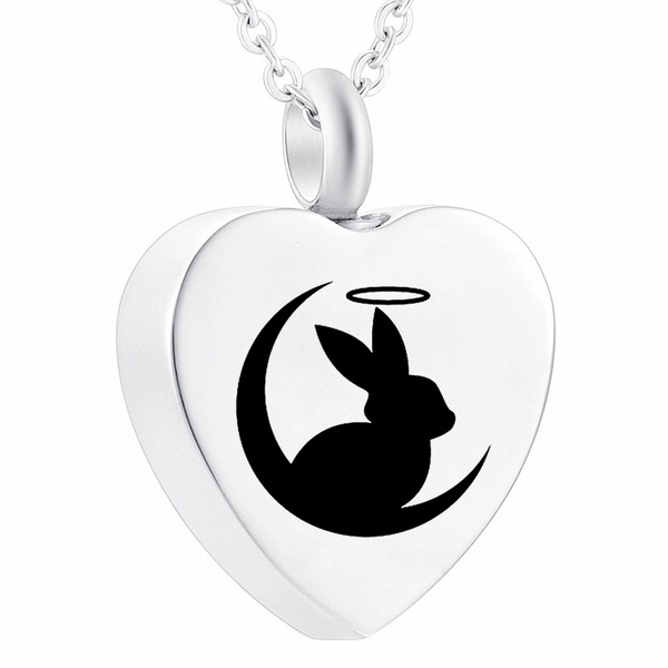rabbit urn necklace