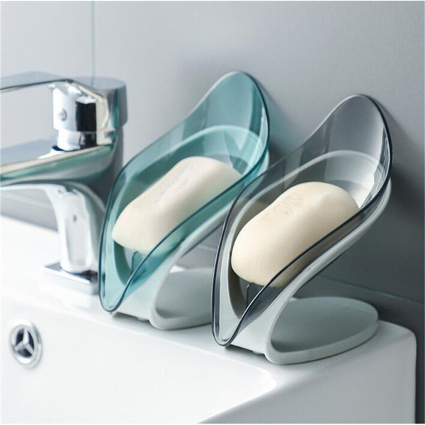 Suction Cup Soap Holder Shower Soap Dish Soap Saver Draining Rack