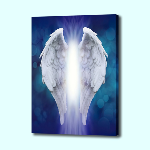 Modern Background with Angel Wings Art Canvas Paintings on The Wall Art  Posters and Prints Fashion Street Art Pictures Home Wall Decoration No  Frame | Wish