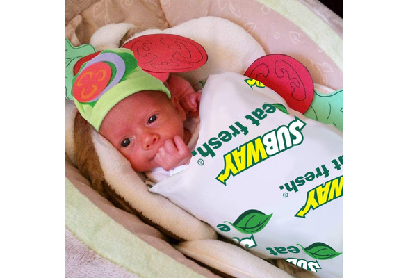 Subway sandwich baby discount blanket