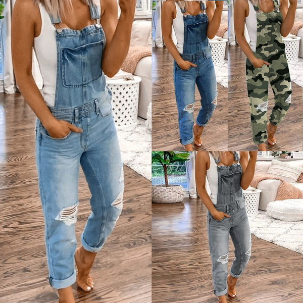 Romper jeans clearance pants