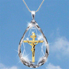 Necklace, DIAMOND, crossnecklaceforwomen, Cross necklace