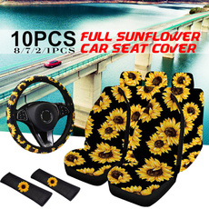 carseatcover, Sunflowers, carcover, Carros