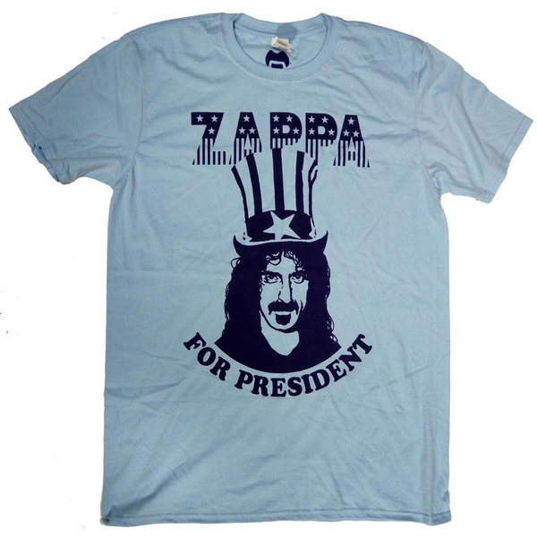 frank zappa for president t shirt
