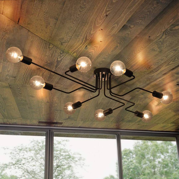 Industrial Vintage Ceiling Light Semi 
