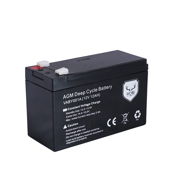 12v 12ah Amp Hour Battery Agm Sla Deep Cycle Dual Fridge Solar Power 12 