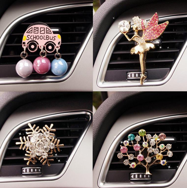 1 Pc Cute Cartoon Ballet Girl Car Perfume Clip Air Conditioning