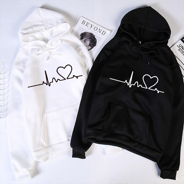 oversized moletom com capuz couple