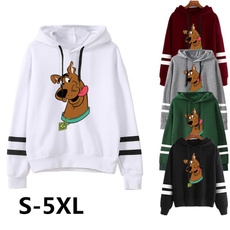 Plus Size, scoobydoo, pullover sweater, Long Sleeve