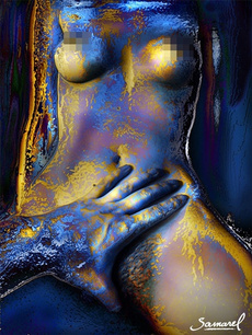 Body, Woman, art, oilpaintingprint