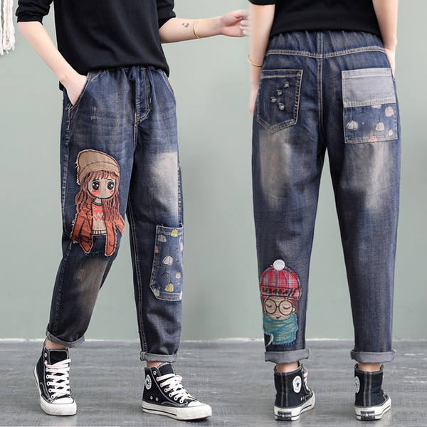 cute loose jeans