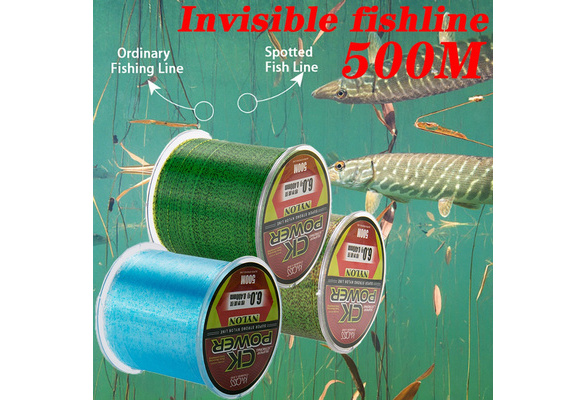 500m Invisible Fishing line Speckle Carp Fishing 3D Camouflage