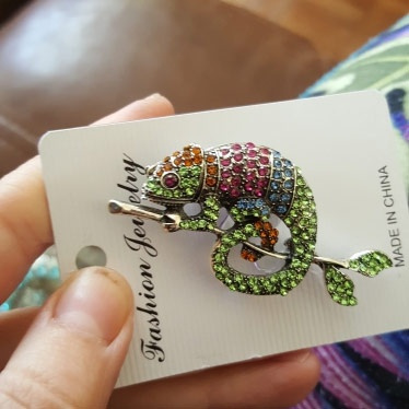 Details about   Lizard Animal Brooch Fashion Rhinestone Metal Vintage Party Pins Women's Jewelry 