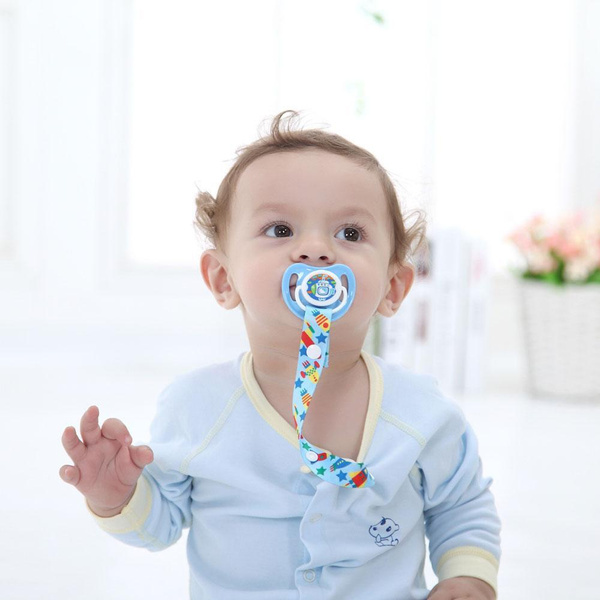 Baby Boys Girls Dummy Pacifier Soother Nipple Leash Strap Chain Clip Holder Gift 