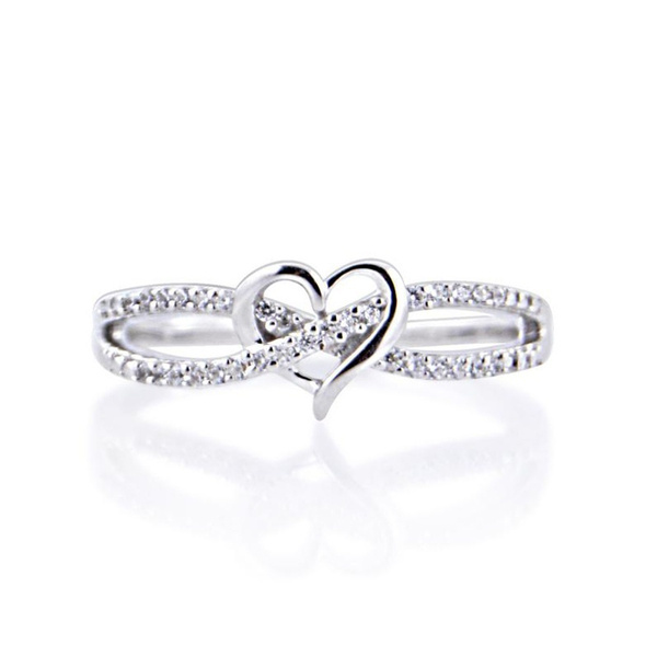 promise ring infinity heart