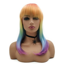 wig, rainbow, Fashion, Cosplay