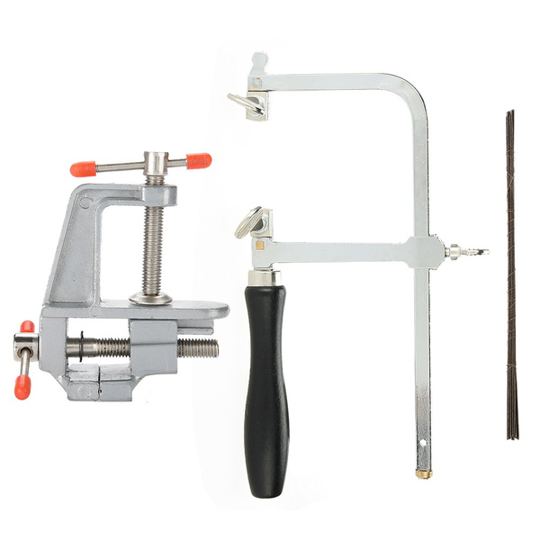 thumbnail image 2 of Jewelry Hacksaw Tool Kit – Saw Frame, 12 Blades & Mini Bench Vise For Jewelry Making & DIY Crafts 2 of 13