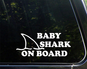 Car Sticker, Shark, DIAMOND, Home Decor