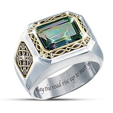 Sterling, silverringsformen, DIAMOND, wedding ring