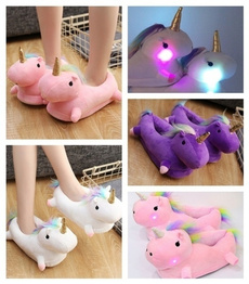 cute, led, unicornslipper, Indoor
