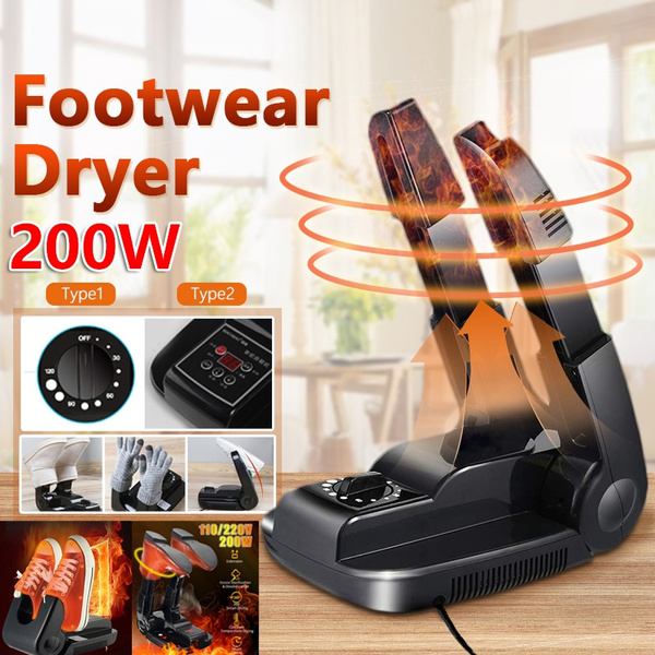 Boot Shoe Glove Dryer Electric Boots Dryer Warmer with Timer Folding Boot Heater 