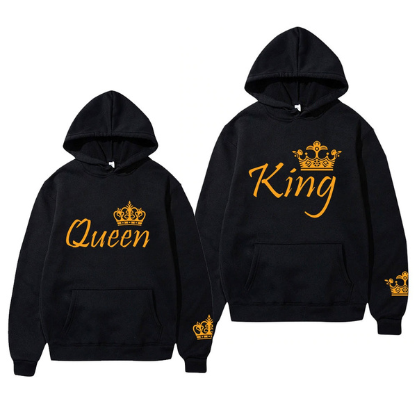 King and queen hoodies plus sale size