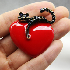 Heart, brooches, Christmas, Gifts