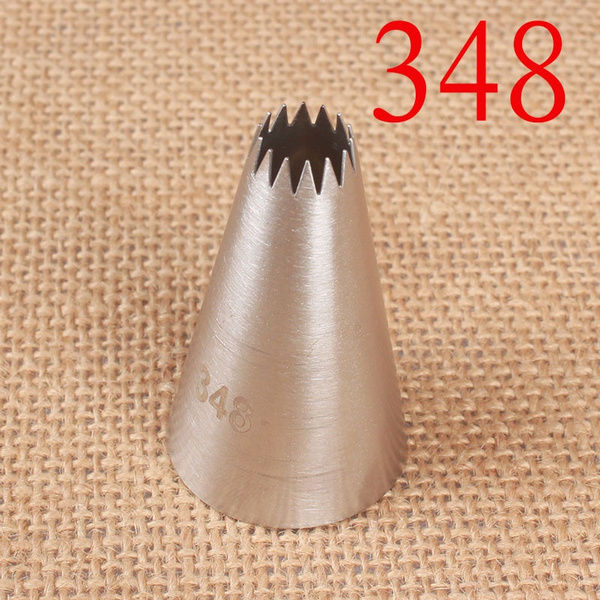 14 Tooth Butter Cookies Meringue Decorating Nozzle 304 Stainless Steel