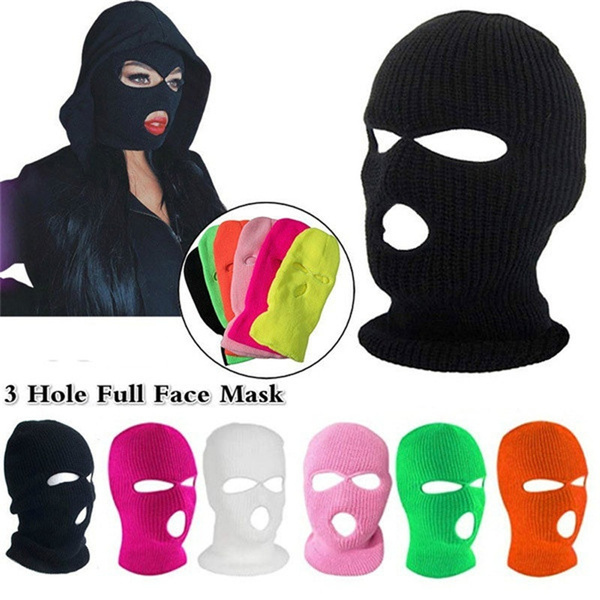 Ski Mask Knitted Face Cover Winter Balaclava Full Face Mask for