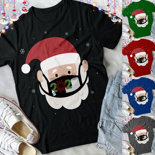 Santa Claus Face Christmas Women's T-Shirt