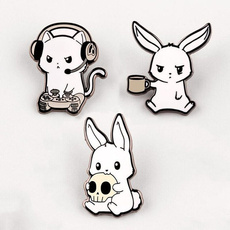 cute, Fashion, rabbit, Pins
