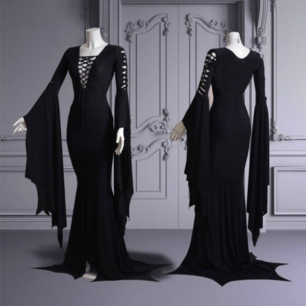 Plus size morticia outlet addams dress