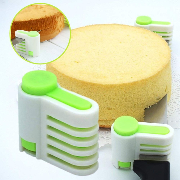Double Line Cake Slicing Mold Adjustable Stainless Steel Wire Cake Cut Saw  Washable Cake Cutter Leveler Safe for Baking Supplies
