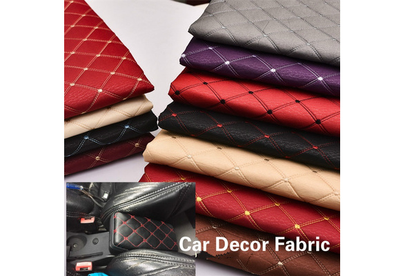 Perforated Faux Leather Fabric for Upholstery, Cushions & Interior