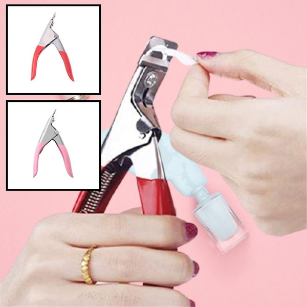 2pcs Acrylic Nail Clipper Stainless Steel Fake Nail Trimmer Nail Tip T –  EveryMarket