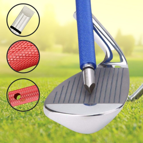 Golf club groove store sharpener