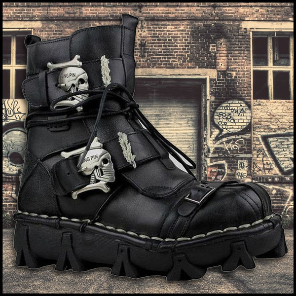 Gothic hotsell leather boots