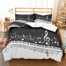 beddingkingsize, beddingsetkingsize, musicalnotebeddingset, Bedding