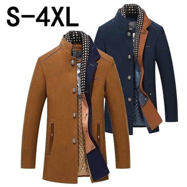 slim fit winter coat mens