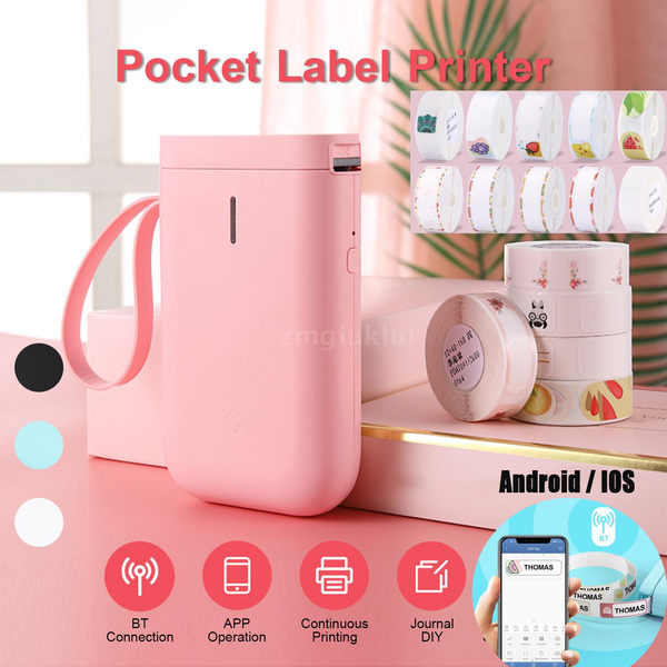 NIIMBOT Label Maker Machine with Tape, D11 Wireless Bluetooth Connection  Portable Printer Mini Label Makers with Multiple Templates Easy to Use  Office