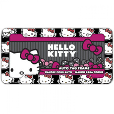 multicolor, licenseplate, Sanrio Hello Kitty, Adult