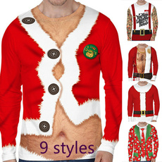 Funny, Fashion, Christmas, Sleeve
