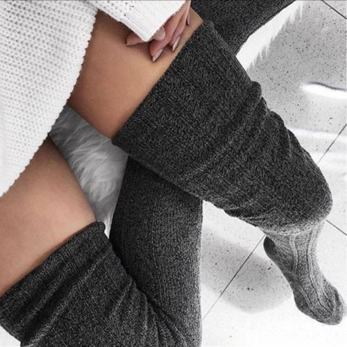 Thigh high winter clearance socks