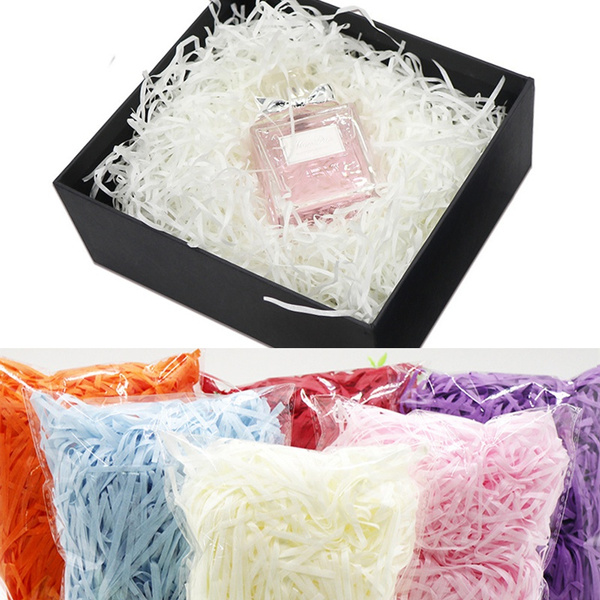 Holibanna Shredded Paper Gift Basket Filler Raffia Paper Crinkle Confetti DIY Gift Wrapping Box Fillings